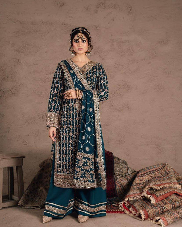 Party Wear Look Designer Top And Bottom With Dupatta