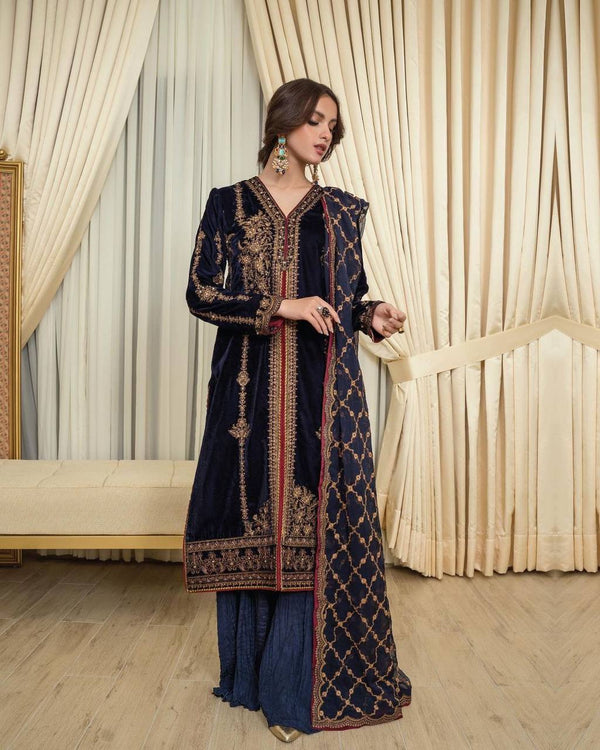 Party Wear Look Designer Top And Bottom With Dupatta