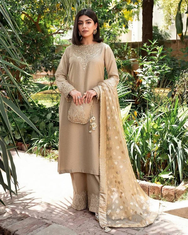 Party Wear Look Designer Top And Bottom With Dupatta