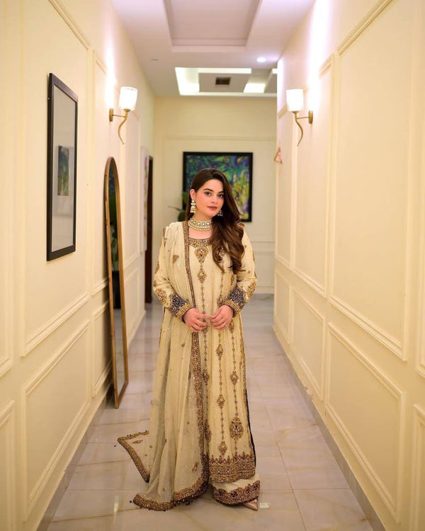 Party Wear Look Beautiful Top And Bottom With Dupatta
