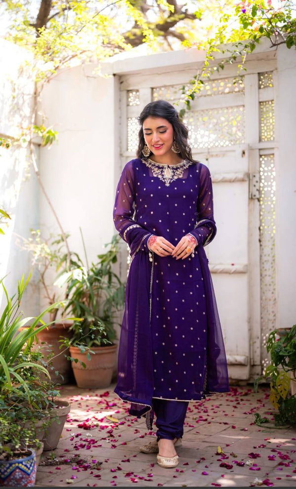 Party Wear Look Designer Top And Bottom With Dupatta