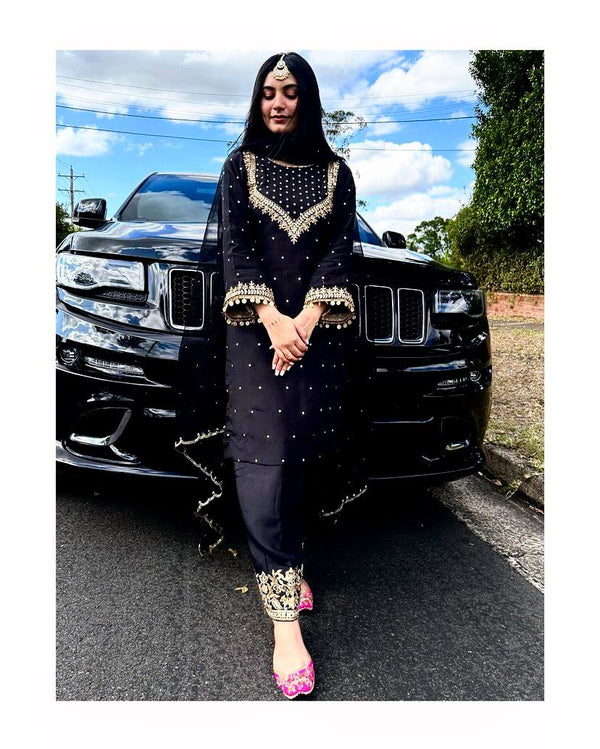 Party Wear Look Designer Top And Bottom With Dupatta