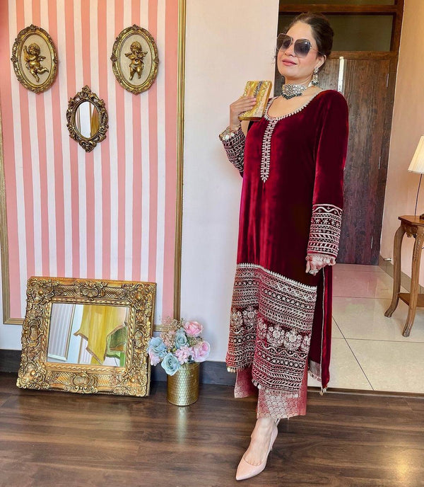 Party Wear Look Designer Top And Bottom With Dupatta