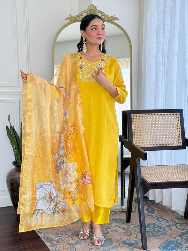 Party Wear Look Beautiful Top And Bottom With Dupatta