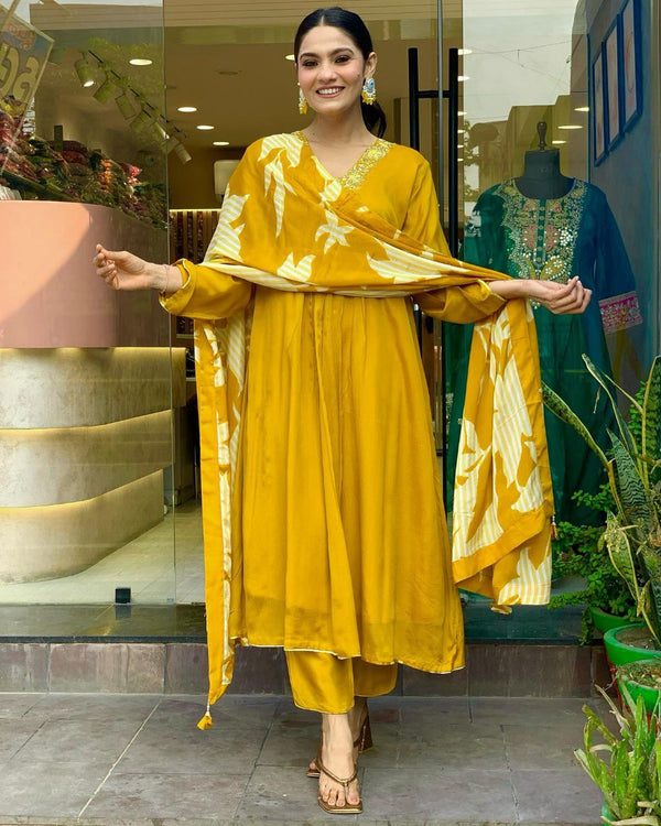 Party Wear Look Beautiful Top And Bottom With Dupatta