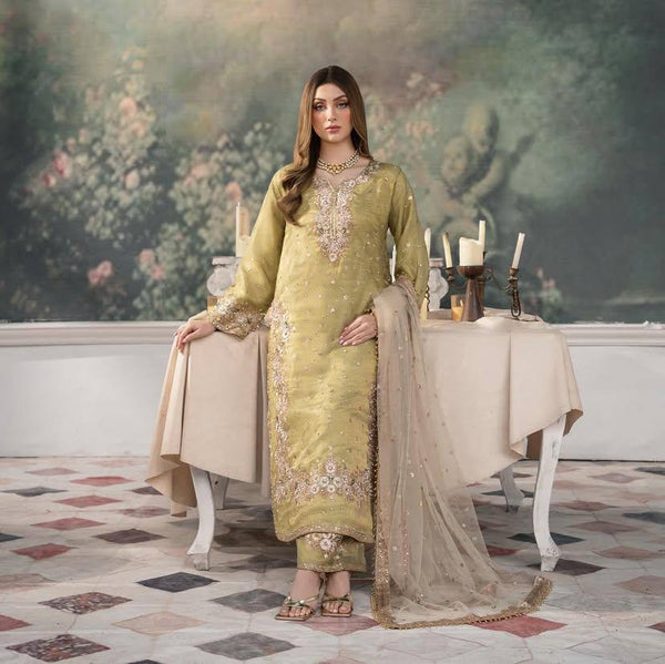 Party Wear Look Designer Top And Bottom With Dupatta