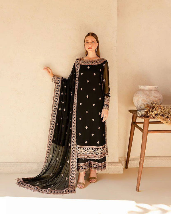 Party Wear Look Beautiful Top And Bottom With Dupatta