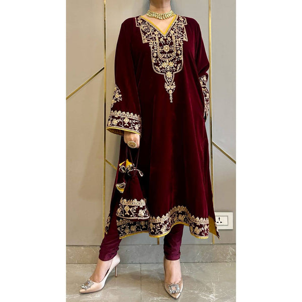 Party Wear Look Designer Top And Bottom