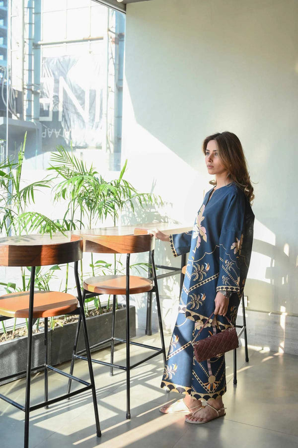 Beautiful Co-ord Set With Fancy Digital Print Work