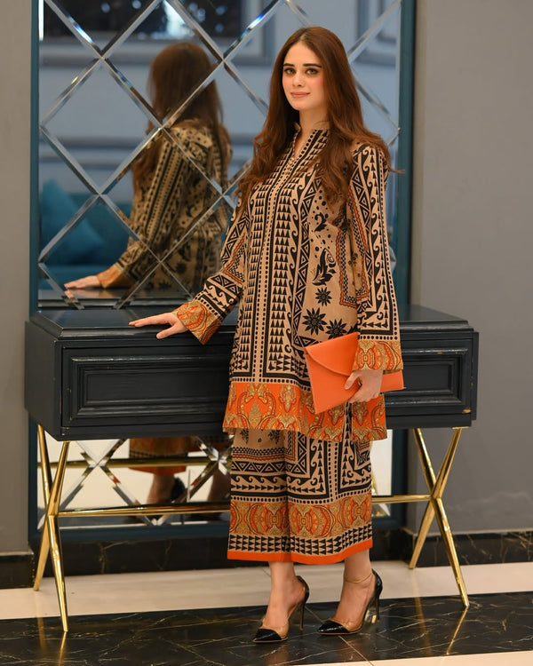 Designer Party Wear Look Top & Plazzo Co-ords Set
